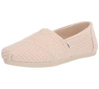 TOMS Women's Repreve Soft Waffle Knit/Fleece Alpargata Espadrille,Honey Beige
