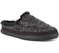TOMS Womens Sage Lounge Wear Slippers Black 6 UK