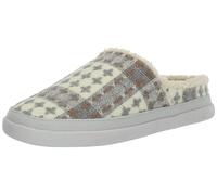 TOMS Women's Sage Slipper, Shadow Stitched Plaid, 8 UK