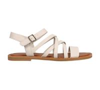 TOMS Women's Sephina Leather Sandal, Putty, 6.5 UK