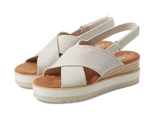 TOMS Women's ShaylaEspadrille Wedge Sandal