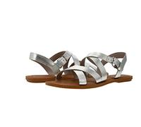 TOMS Womens Sicily Flip Flops Sandals Metallic 3 UK