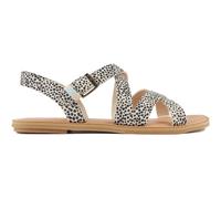 Toms Womens Sicily Sandals - White Suede - Size UK 3