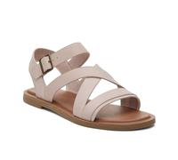 (Pink, 7 (Adults')) TOMS Sloane 100% Cow Women's Ballet Pink Wedges