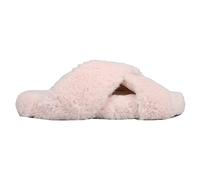 Toms Susie In Pink Criss Cross Slide Faux Fur Womens Slipper Size UK 3 - 8