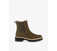 TOMS Womens TOMS Bennet Lined Suede Chelsea Boots Olive Eur 36 / 3 UK Women