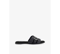 TOMS Womens TOMS Sol Leather Sandals Black Leather Eur 39 / 6 UK Women