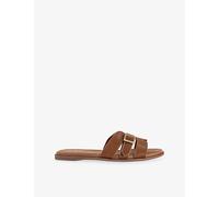 TOMS Womens TOMS Sol Leather Slides Brown Sugar Leather Eur 37 / 4 UK Women