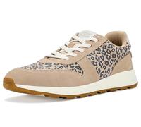 TOMS Women's TRVL LITE Retro Sneaker, Oatmeal Small Leopard Spots/Suede, 4.5 UK