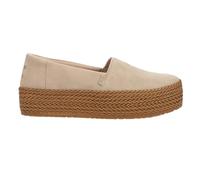 TOMS - Womens Valencia Espadrille, Color Oatml Suede, Size: 7 UK