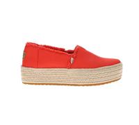 TOMS Women's Valencia Espadrille, Flame Canvas/Fray, 4 UK