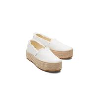 TOMS Women's Valencia Espadrille in White | Size: 7 TOMS White 7