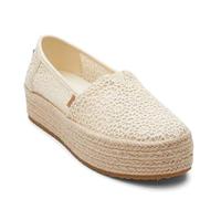 Toms Women's Valencia Espadrille, Natural Moroccan Crochet, 6 UK