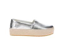 TOMS Women's Valencia Platform, Silver Metallic, 7.5 UK