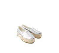 Toms Valencia Womens Shoes | Slip On Shoes | Silver | UK Size 8