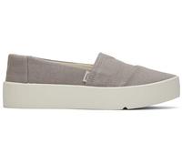 TOMS Women's Verona Slip On Sneaker, Morning Dove Heritage Canvas, 6.5 UK