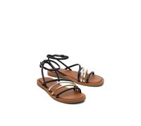 TOMS Women's Willa Sandal in Black | Size: 8 TOMS Black 8