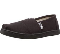 TOMS Unisex Kids Alpargata Loafer Flat, Black, 1.5 UK