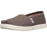 TOMS ALPARGATA Kids Shoes Grey - Red - Size: UK 2 older kids