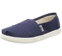 Toms Alpargata Canvas 2 Kids Slip On Shoes - Navy UK 2