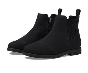 TOMS Youth Boy's Charlie Boot, Black PU Nubuck, 4 UK