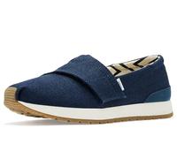 TOMS Youth Boy's Resident Plus Sneaker, Navy Heritage Canvas, 11.5 UK