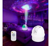 Tomshine Astronomical Starry Sky Projector with Explanation, 12 Star Patterns, 8 White Noise and 8 Colors Night Light, Compatible with Bluetooth and Timer, Ideal for Children