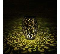 Tomshine Solar Lantern Lights Garden Lights Solar Powered with Handle Outdoor Hanging Solar Lights for Courtyard