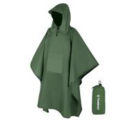 TOMSHOO 3 in 1 Rain Poncho Waterproof Adult | Raincoat for Men Women, Camping Tent, Tarpaulin, Multifunctional Rain Cover for Hunting, Hiking, Cycling, Festival