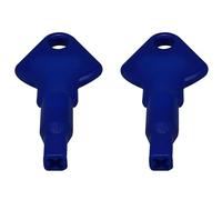 TOMSTRAD Dispenser Key, Compatible with LFS, Lineacqualba, Mar Plast MP Hand towel & Jan San, soap and toilet roll dispensers (2, Blue)