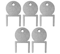 TOMSTRAD Unbreakable metal dispenser key: fits Evolve, Dolphin and Northwood soap, toilet roll and paper hand towel dispensers. (5)