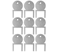 TOMSTRAD Unbreakable metal dispenser key: fits Evolve, Dolphin and Northwood soap, toilet roll and paper hand towel dispensers. (9)