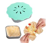Tomtary Wrap Toastie Maker, DIY Sandwich Maker for Thins, Seals & Kneads, BPA-Free, Modern Style, Brown