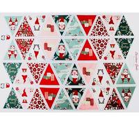 Tomten Yuletide Little Johnny Merry Christmas Gonks Fabric Bunting Panel - Lewis & Irene 100% Cotton - Simply Sew Crafty™ (Christmas Gonks)