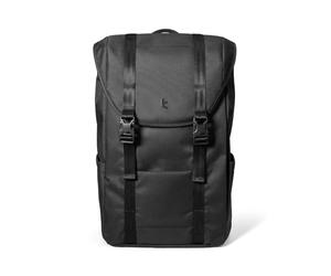 tomtoc 15.6 inch Flap Laptop Backpack, Lightweight, Water-Resistant Travel Casual Daypack, Slim Durable Work-pack Rucksack for 13-15.6 Inch MacBook Laptop, Large Capacity, 22L, Dark