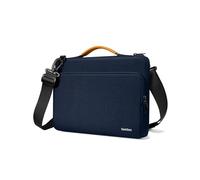 tomtoc 360° Laptop Shoulder Bag for 13-inch New MacBook Air 2025 M4/A3240 M3/A3113 M2/A2681 M1/A2337, 13 in MacBook Pro M2/M1 2024-2016, Water-Resistant Sleeve for for 13'' iPad Pro/iPad Air M3 2025