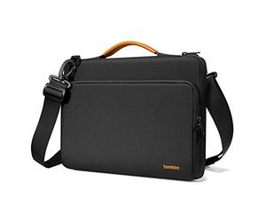 tomtoc 360 Protective Laptop Shoulder Bag for M4 MacBook Pro 16-inch M3/M2/M1 Pro/Max 2024-2019, The NEW RAZER BLADE 15/16, Dell Inspiron 16 Laptop, Water-Resistant Accessory Case