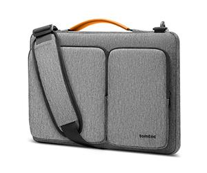 tomtoc 360° Protective Laptop Sleeve Case for 15-inch MacBook Air 2025 M4/A3241, M3/A3144, M2/A2941, Dell XPS 15 Plus, Surface Laptop, 15'' MacBook Pro, Water-resistant Accessory Shoulder Bag