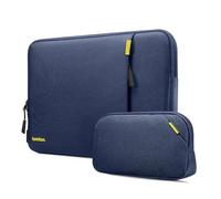tomtoc 360° Protective Laptop Sleeve Set for 14-inch New MacBook Pro M5/M4/M3/M2/M1 Pro/Max A3434 A3112 A3401 A3185 A2992 A2918 2025-2021, Water-Resistant MacBook Case with Organized Accessory Pouch