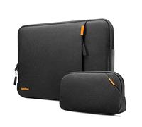 tomtoc 360 Protective Laptop Sleeve Set for 14-inch New MacBook Pro M4/M3/M2/M1 Pro/Max A3112 A3401 A3185 A2992 A2918 A2779 2024-2021, Water-Resistant MacBook Case Bag with Organized Accessory Pouch