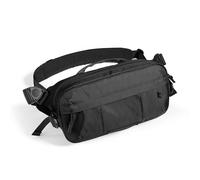 tomtoc 5.5L X-pac Sling Bag Heavy-duty for Rog Xbox Ally (X), Crossbody Bag for Men for Switch 2 2025, iPad Mini A17 Pro, Steam Deck, OSMO Mobile 6, Water-Resistant Shoulder Bag, Tactical, Black