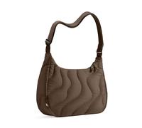 tomtoc 9L Puffer Sling Crossbody Bag for Women Trendy, Nylon Quilted Crescent Shoulder Bag Purses for 11-inch iPad Air/Pro & Daily Essentials, Puffy Travel Hobo Handbag with Organized Inner Pockets