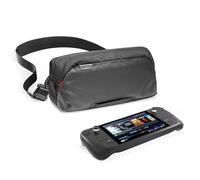 tomtoc Carrying Case for Steam Deck (OLED)/Nintendo Switch 2/Rog Xbox Ally (X)/MSI Claw 8/7 AI+, Protective Shoulder Bag with Pockets Fit Console, AC Adapter, Dock, Compact Pack for Daily Use, Travel