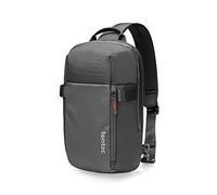 tomtoc Compact EDC Sling Bag for 2025 M5 14-inch MacBook Pro, 13-inch MacBook Air, iPad Pro M5/M4, Switch2, Minimalist Crossbody Chest Shoulder Bag, Small Everyday Sling for Work & Daily Use, S Size