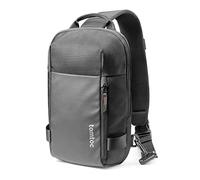 tomtoc Compact EDC Sling Bag for Nintendo Switch 2 2025,11-inch iPad Air M3/Pro M4, Minimalist Chest Shoulder Crossbody Bag for 11" iPad A16, Slim Lightweight Daypack for Daily Use, XS Size