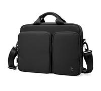 tomtoc Laptop Shoulder Bag 13 14 Inch, Water Resistant Laptop Case for MacBook Pro/Air M5 M4 M3, Briefcase Laptop Case 14 Inch with Accessory & Document Storage, Durable Recycled Fabric for Business