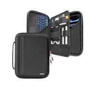tomtoc Portfolio Tablet Case for 11-inch iPad Pro M5/M4 & iPad Air M3/M2 2025-2024, 11-inch iPad 11 A16 2025, 10,9" iPad 10/iPad Air 5, Protective Sleeve with Accessories Pocket, Carrying Storage Bag