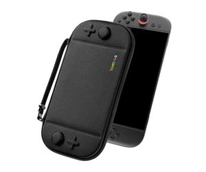 tomtoc Slim Carrying Case for Nintendo Switch 2 Model 2025, Odorless Felt Protective Hard Shell with 12 Game Card Slots, Portable Travel Storage Case with Original Patent and Military Grade Protection