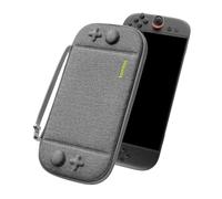 tomtoc Slim Carrying Case for Nintendo Switch 2 Model 2025, Protective Hard Shell with Original Patent and Military Grade Protection, Odorless Felt Portable Travel Storage Case with 12 Game Card Slots