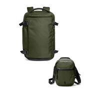 tomtoc Travel backpack 40L with a Travel Crossbody Bag RFID Blocking - Anti-Theft Sling Bag Lockable